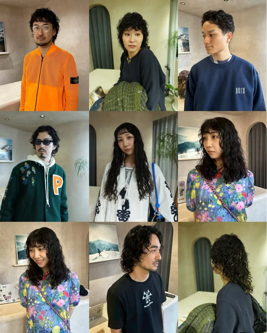 パーマ パーマ Bërg kiraのヘアスタイル