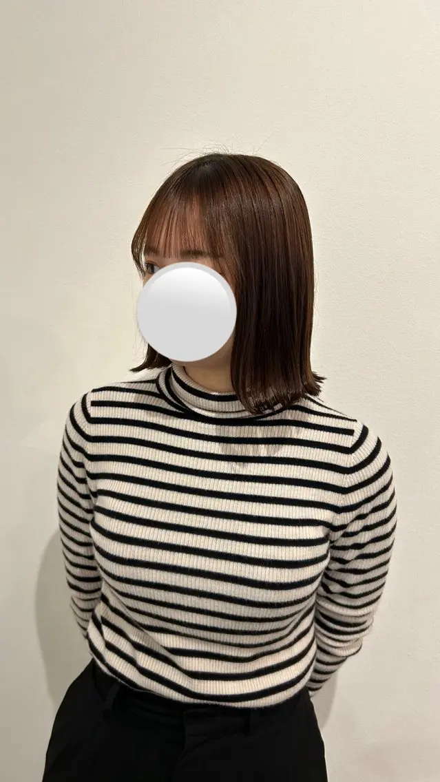 ミディアム Agu peachのヘアスタイル