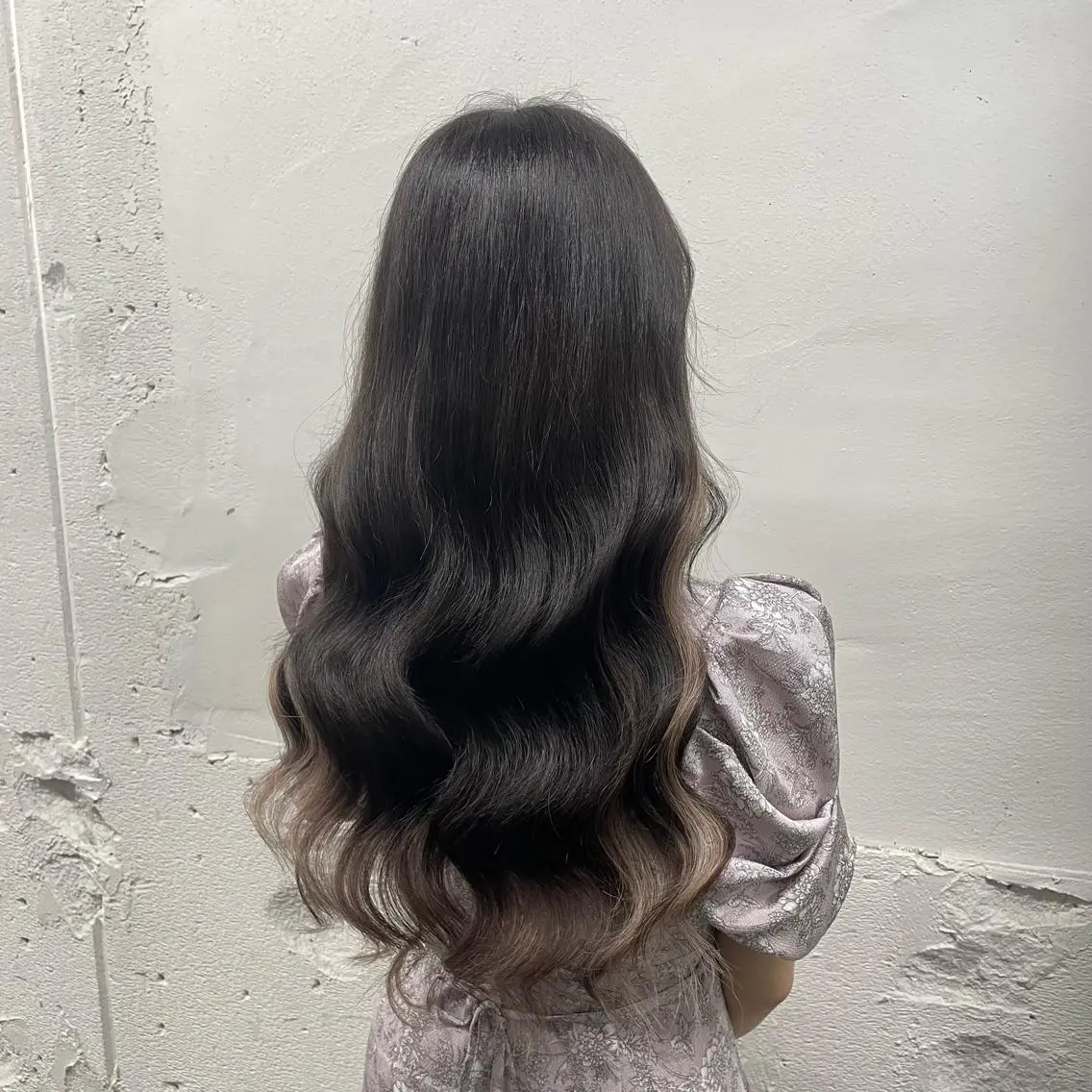ロング カラー シールエクステ バレイヤージュ ミストバング ダブルカラー  フェイスフレーミング ヘアカラー エクステ 🧡艶髪/エクステ 🫧🧡YUKI❄️のヘアスタイル