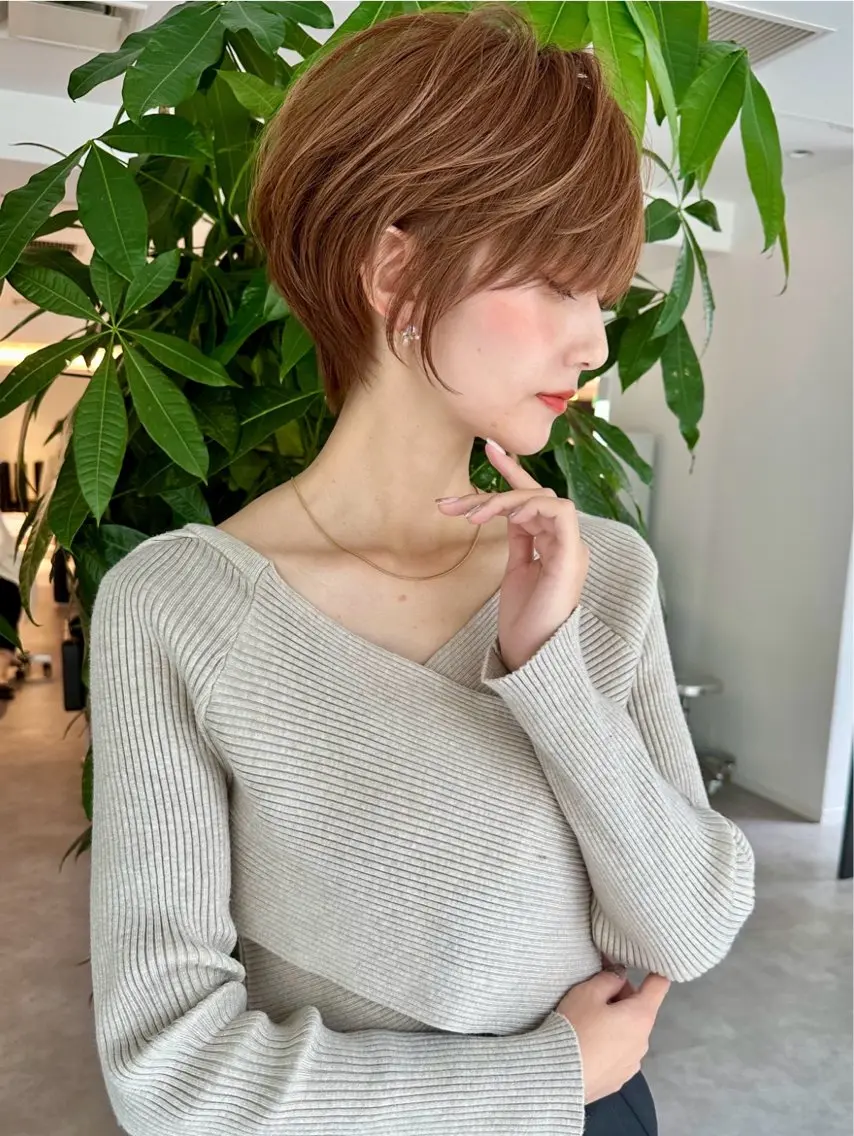 ショート ✄安野祥華銀座大人 絶壁解消ショート✄のヘアスタイル
