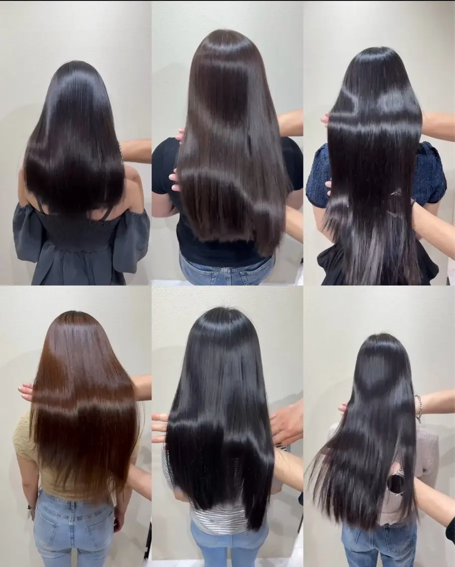 ロング カット ヘアカラー 縮毛矯正 トリートメント 梅田🫧髪質改善 縮毛矯正🫧村上蒼生のヘアスタイル