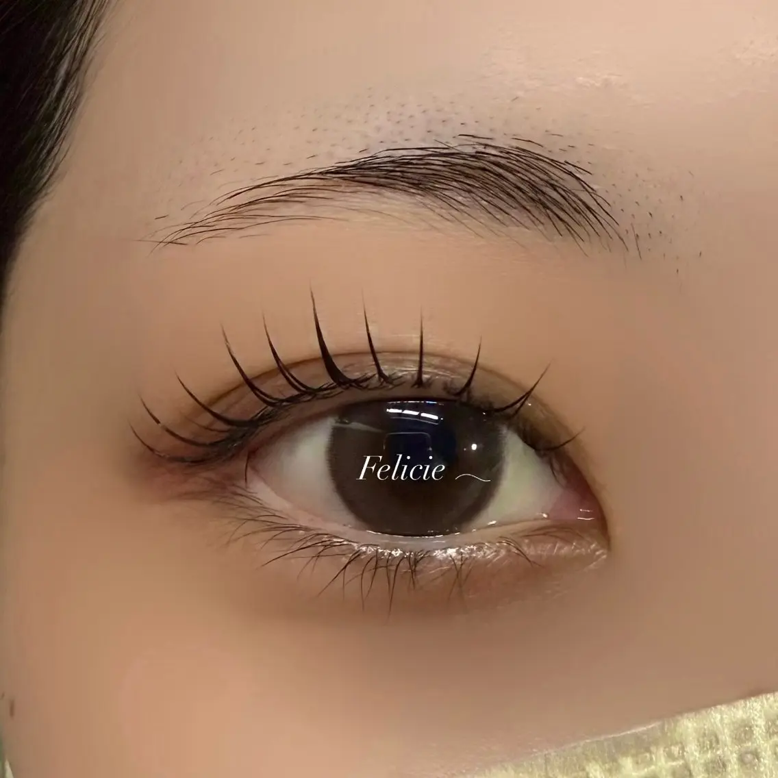 マツエク・マツパ 韓国風マツエク 一重×まつ毛パーマ マツパ Felicie＊ Sayakaのマツエク・マツパデザイン