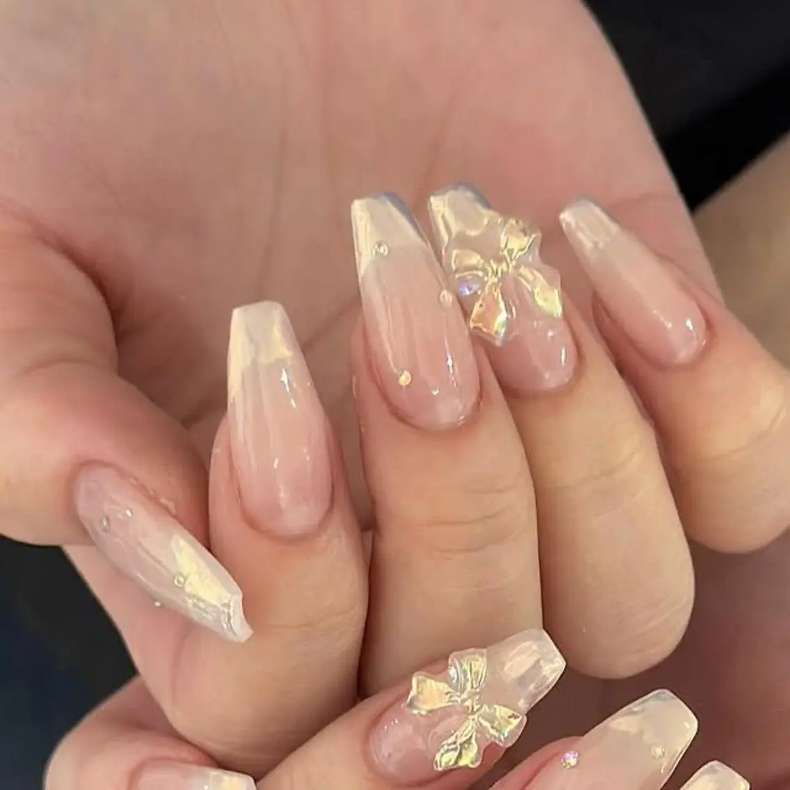 ネイル 韓国ネイル 持ち込み ニュアンスネイル ネイルチップ ROSE ANA CHUO 本川越のネイルデザイン