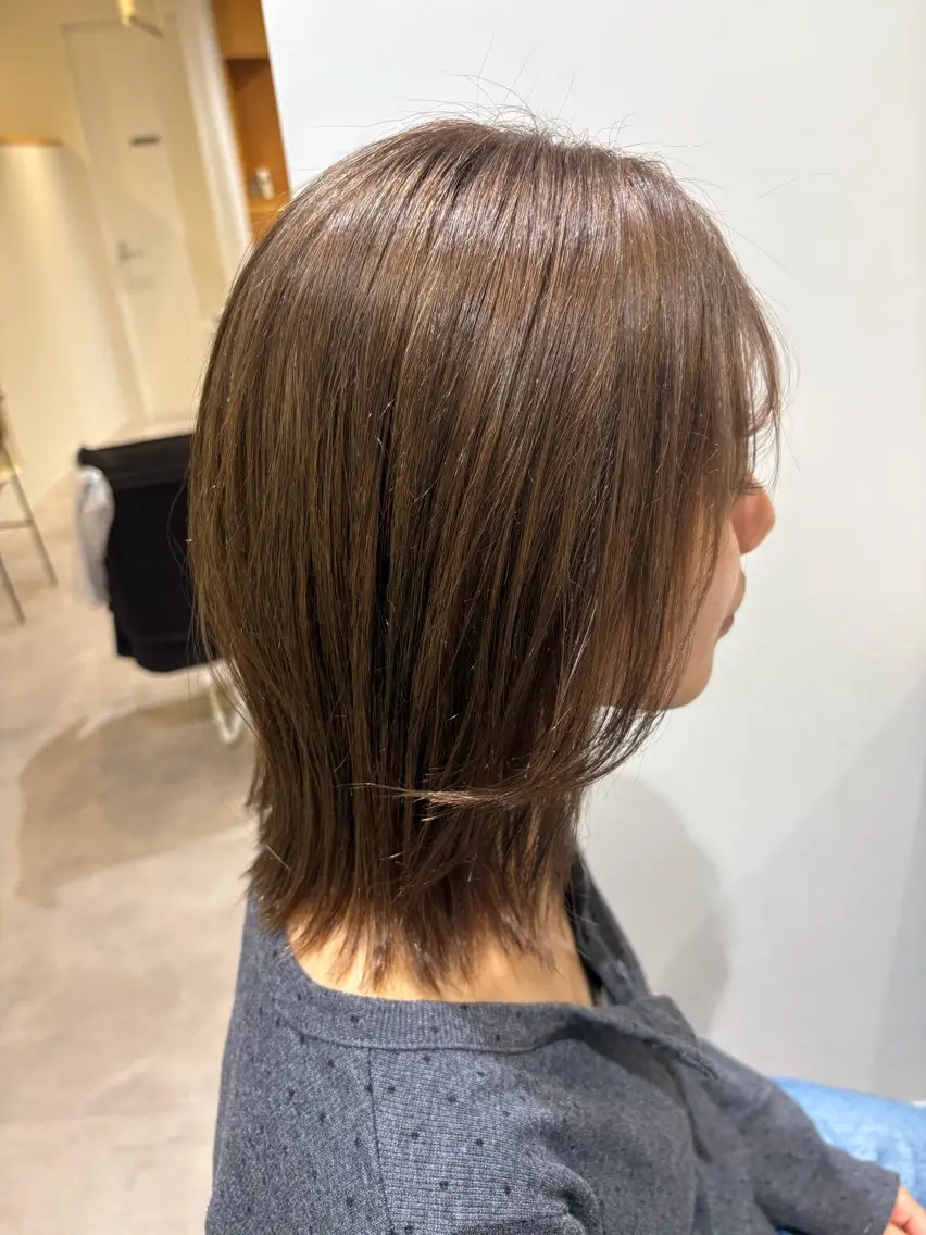 カラー カット ヘアカラー 渋谷 惟のヘアスタイル