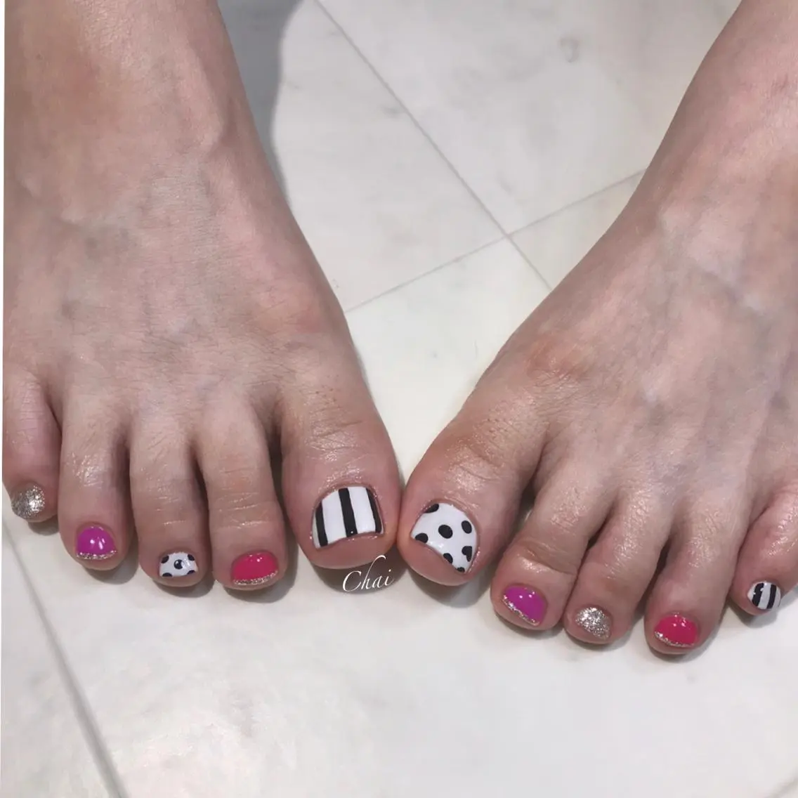 ネイル フットネイル chai nail _ai📍鶴橋/桃谷のネイルデザイン