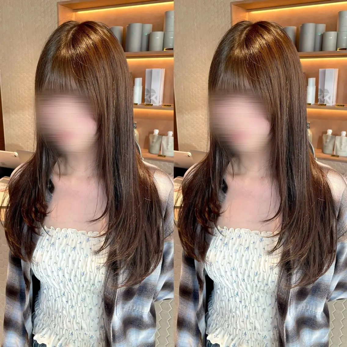 レイヤーカット🇰🇷+フルカラー+1stepトリートメントの写真