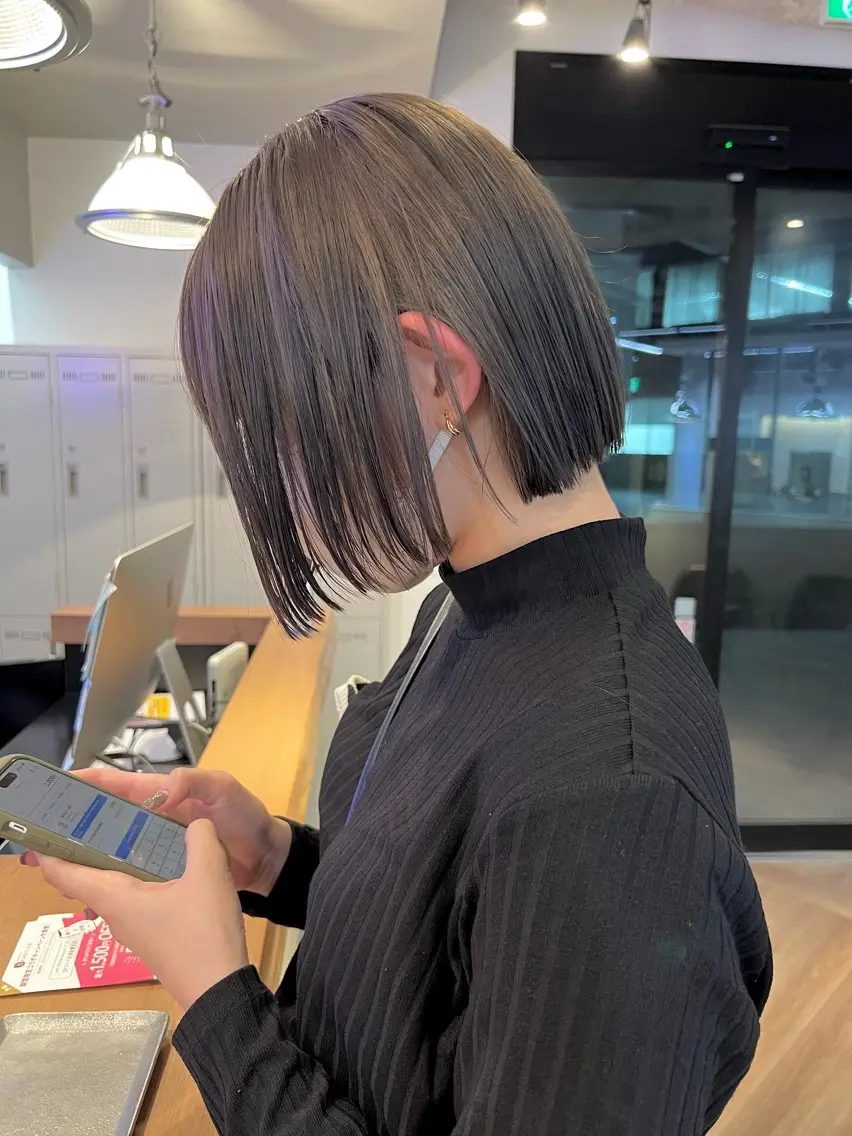 ショート カラー 韓国ヘア🇰🇷 YUKINAのヘアスタイル