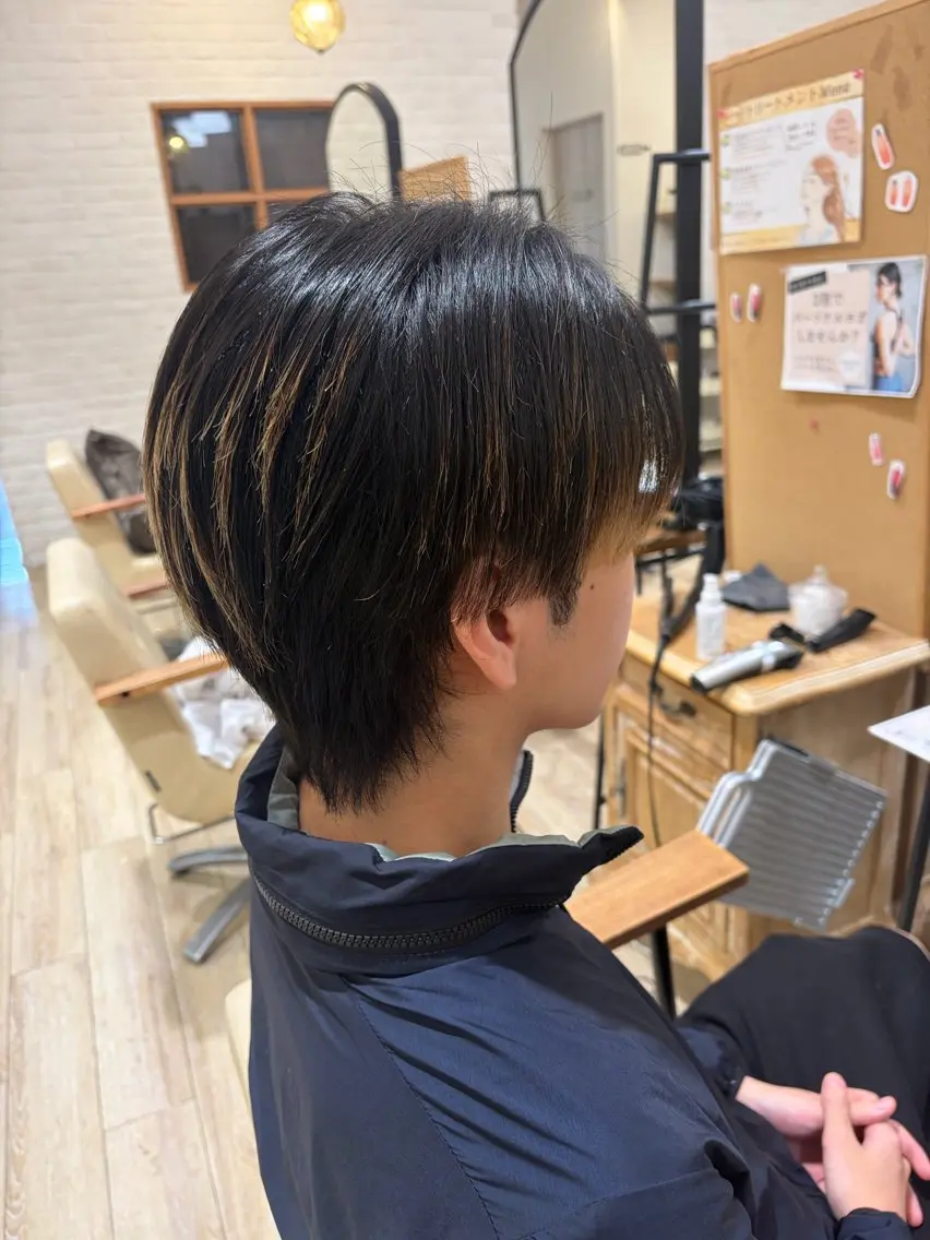 メンズカットの写真