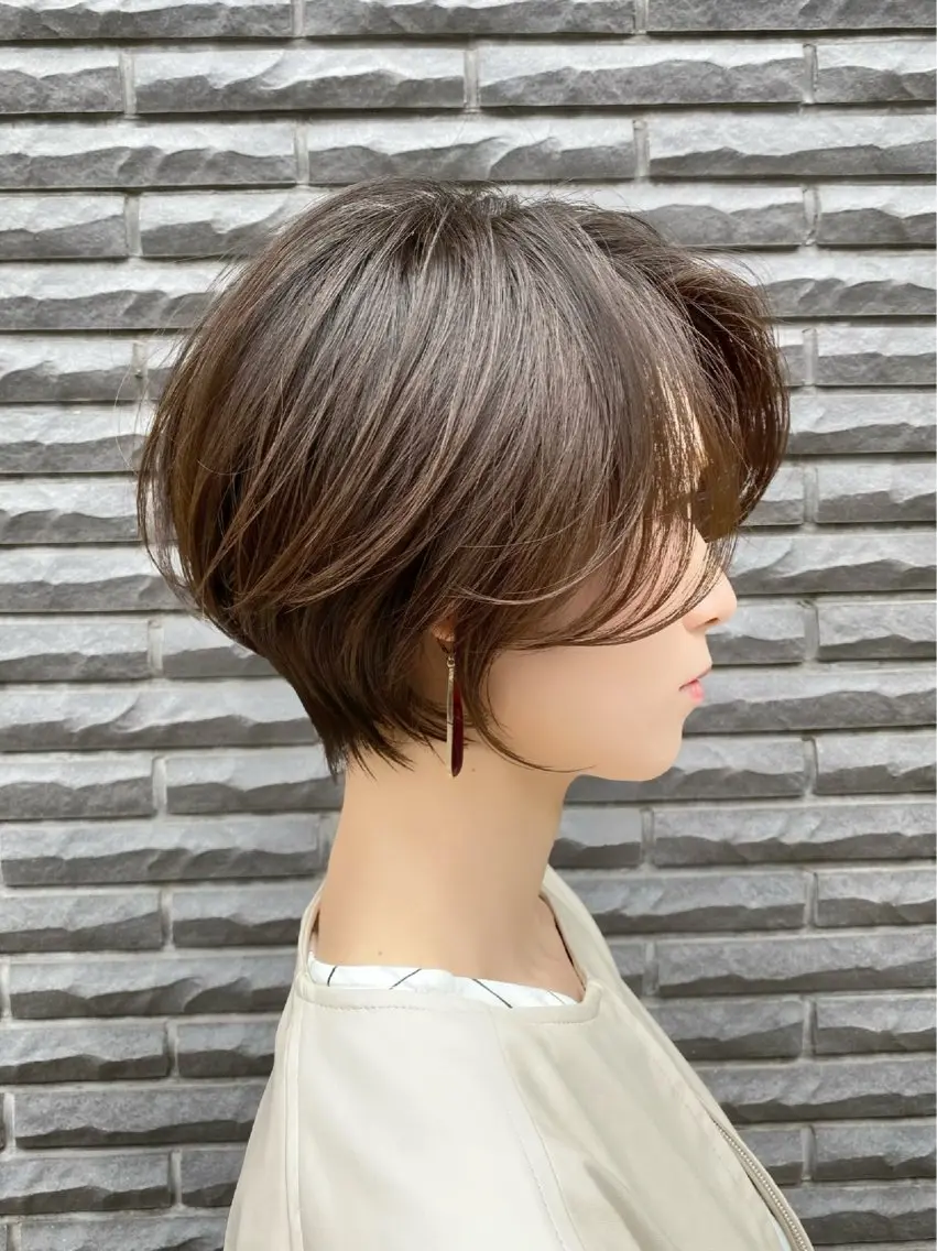 ショート 艶カラー/ヘアセット 着付け　ふうか　渋谷のヘアスタイル