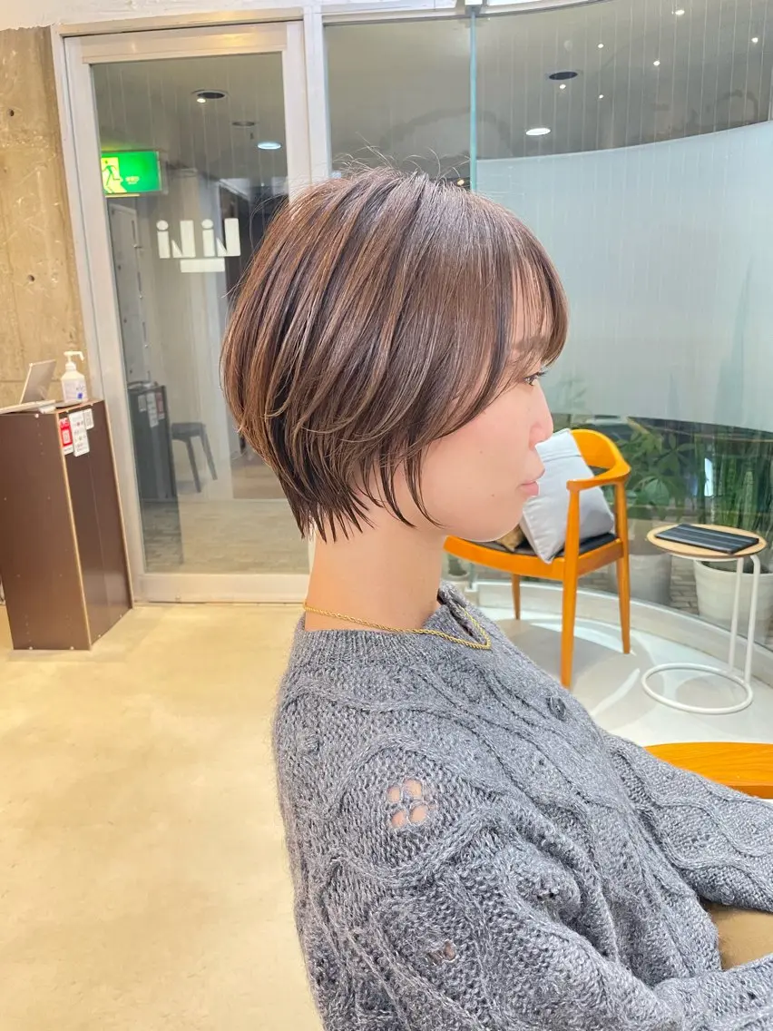 ショート カラー カット ヘアカラー 【ショートカット 美髪矯正】今井隆太のヘアスタイル