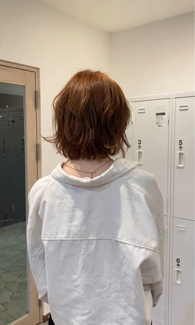 ショート 王道かわいい🤍ベー ジュカラー＊里々花＊のヘアスタイル