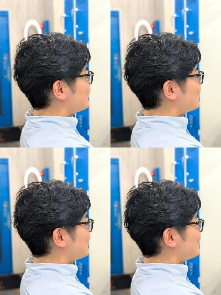 ✨メンズ✨メンズカット➕ニュアンスパーマ★【フェード/フェザーパーマ/ナチュラルパーマ/メンズパーマ】の写真