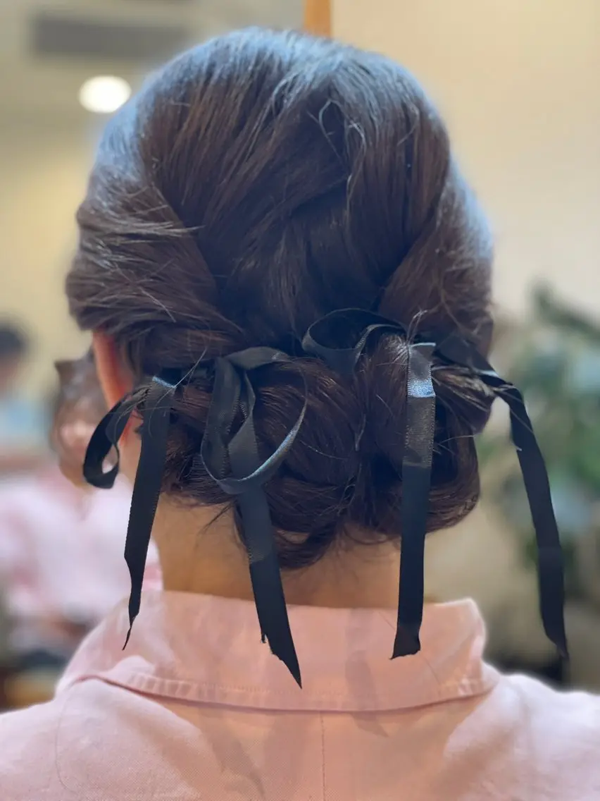 ヘアアレンジ ヘアセット 高尾 成紀のヘアスタイル