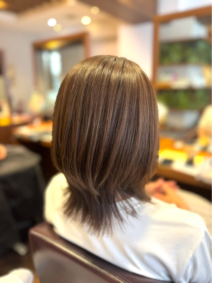 カラー ヤマダ トモナ 🍒🫧‪のヘアスタイル