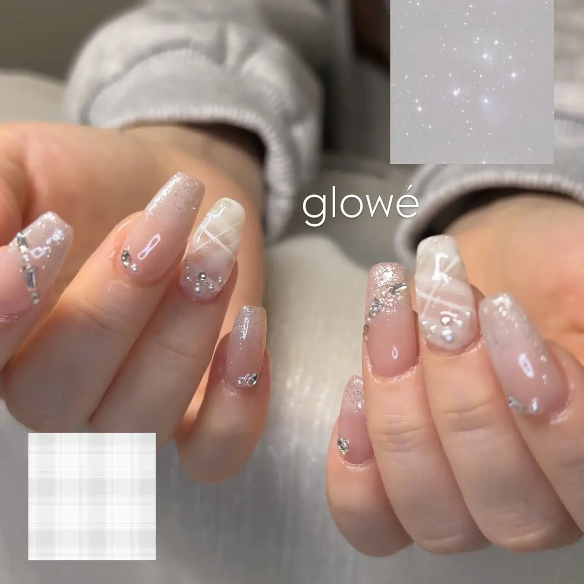ネイル 持ち込み glowé Runaのネイルデザイン