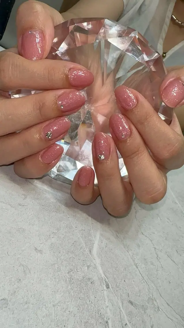 ネイル ラメ(グリッター) ハンドネイル with nail.のネイルデザイン