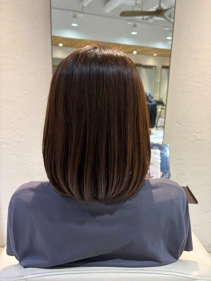 ミディアム 竹谷 奈津実のヘアスタイル