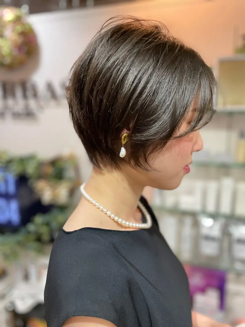 ショート ショートヘア 内藤 まどかのヘアスタイル