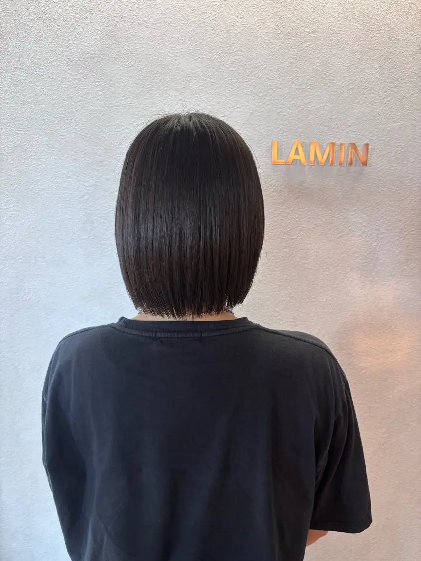 カット 縮毛矯正 三澤 乙葉のヘアスタイル