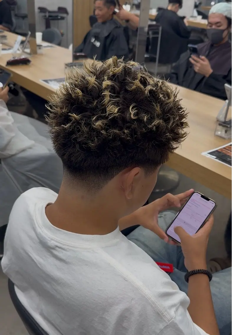 ショート カット パーマ メンズ特化 パーマ水沼心のヘアスタイル
