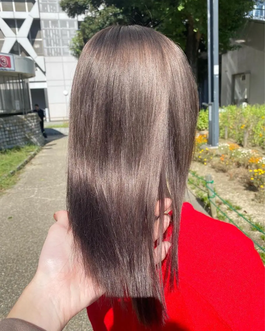 4月末まで✨】ブリーチ無しワンカラー+ケアトリートメント✨の写真