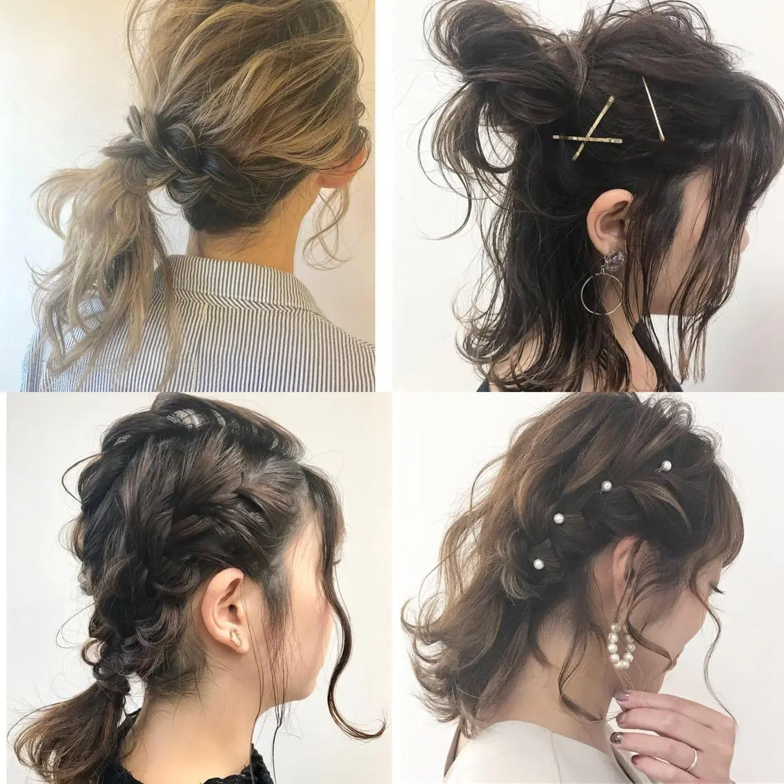 ミディアム カラー パーマ ヘアアレンジ メンズ キッズ ネイル マツエク・マツパ 子どものヘアアレンジ Lien 深井店のヘアスタイル
