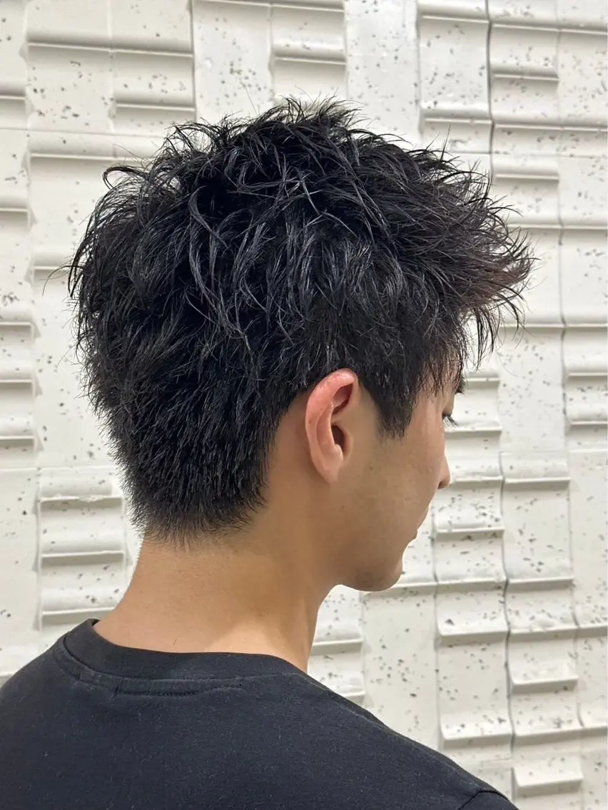 カット+ピンパーマの写真