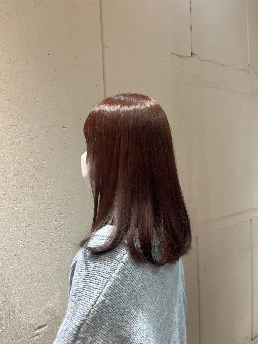 セミロング カット ヘアカラー トリートメント KOYUKI⛄️ [大阪美容室]🚏のヘアスタイル