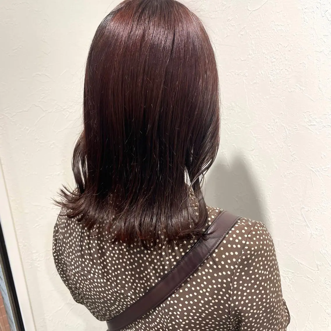 セミロング カラー shiho .のヘアスタイル