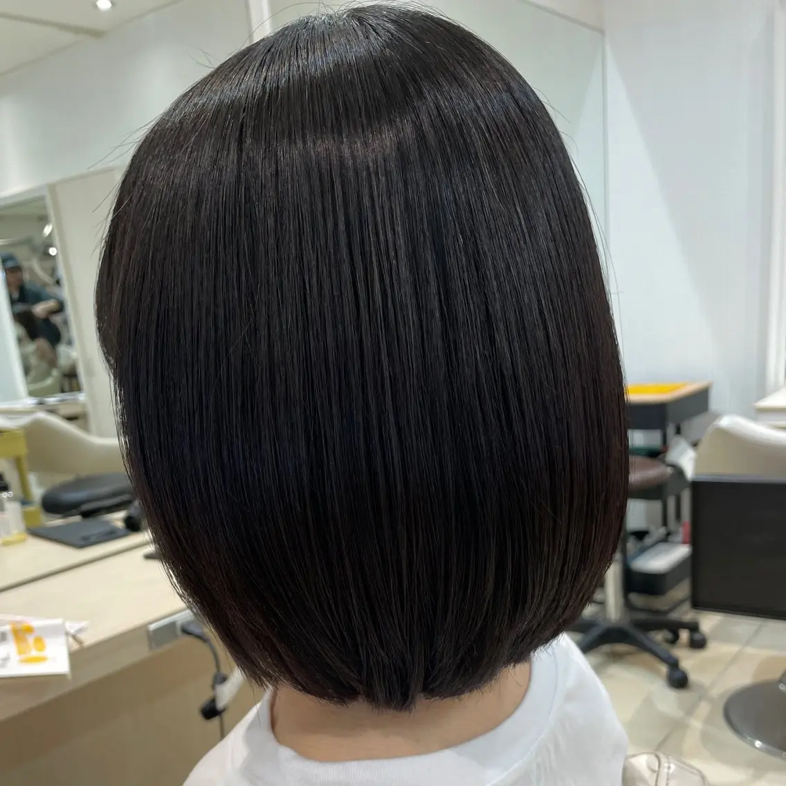 ショート カット 縮毛矯正 カジサ ケイコのヘアスタイル