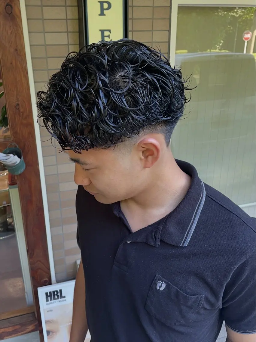 パーマ メンズ メンズパーマ スパイラルパーマ カット パーマ メンズパーマ特化 💥森田まさはるのヘアスタイル