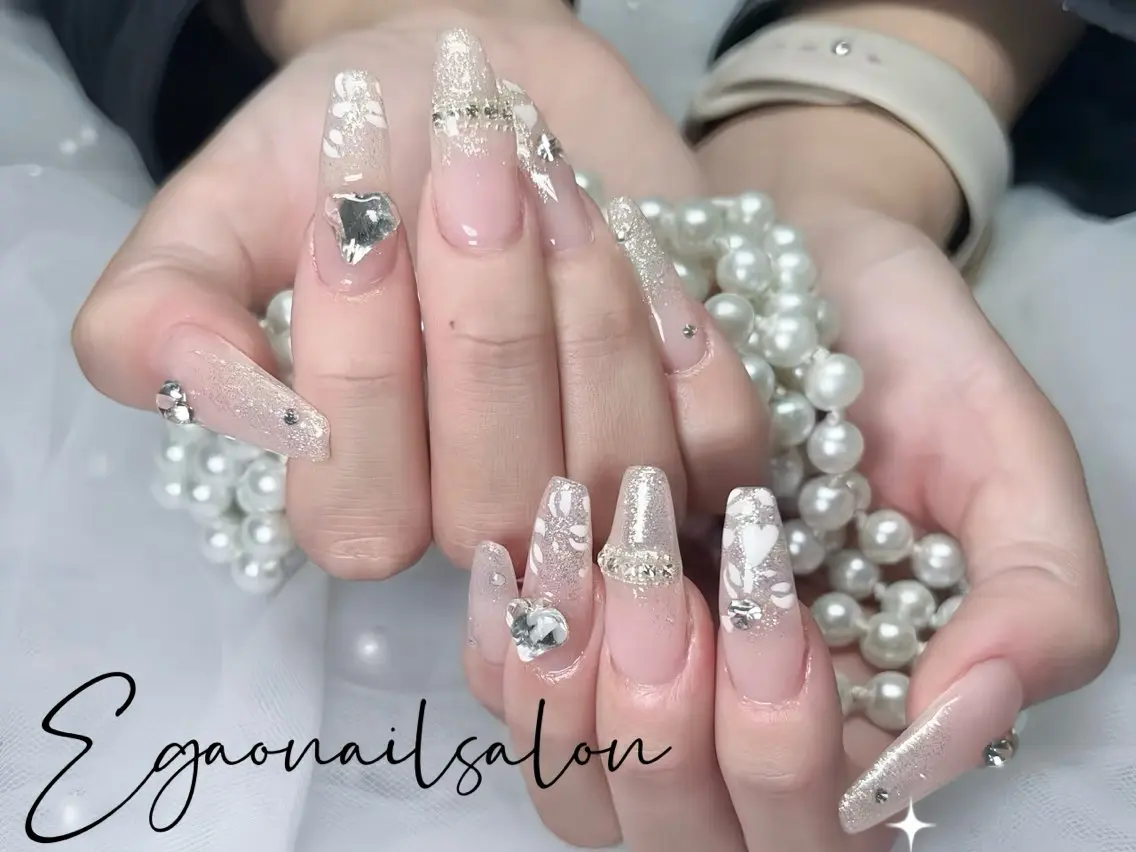 ネイル アートネイル フットネイル フレンチネイル ジェルネイル グラデーション ハンドネイル EGAO NAIL 錦糸町店のネイルデザイン