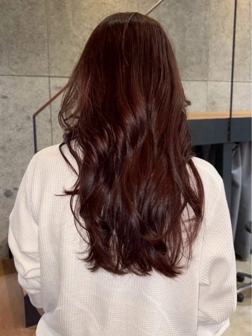 ロング カラー うる艶カラー 🪽💫まいかのヘアスタイル