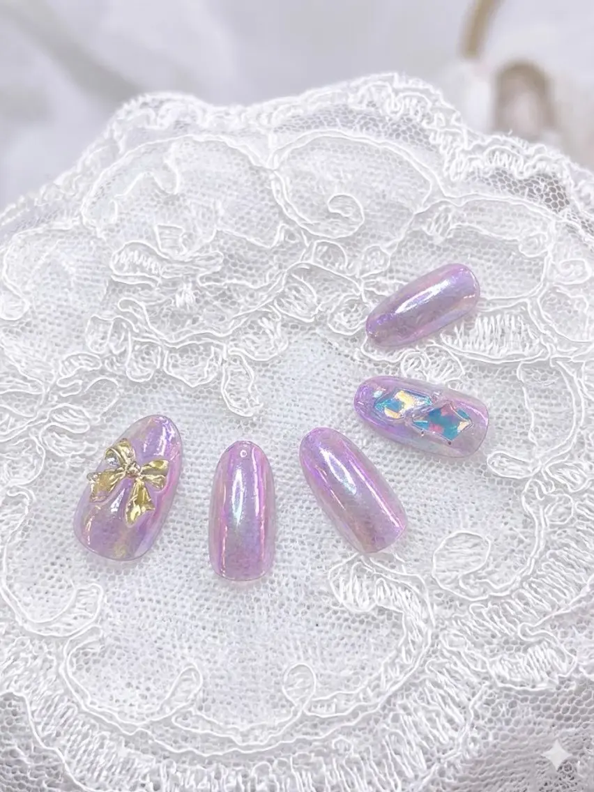ネイル リボン ハンドネイル .N YUKIのネイルデザイン