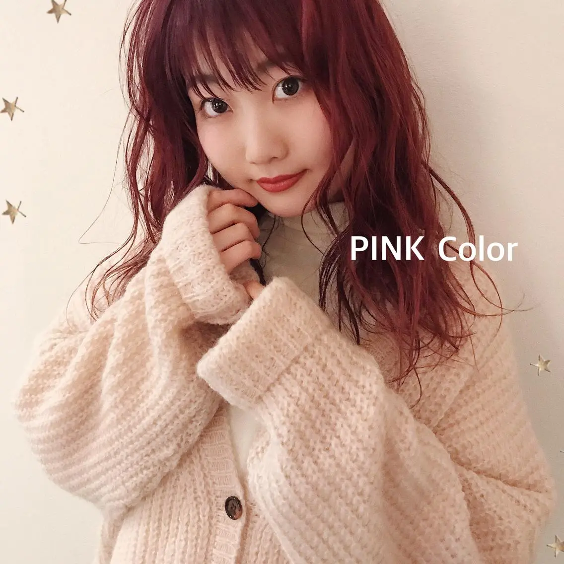 セミロング カラー カット ヘアカラー 市川 千夏のヘアスタイル