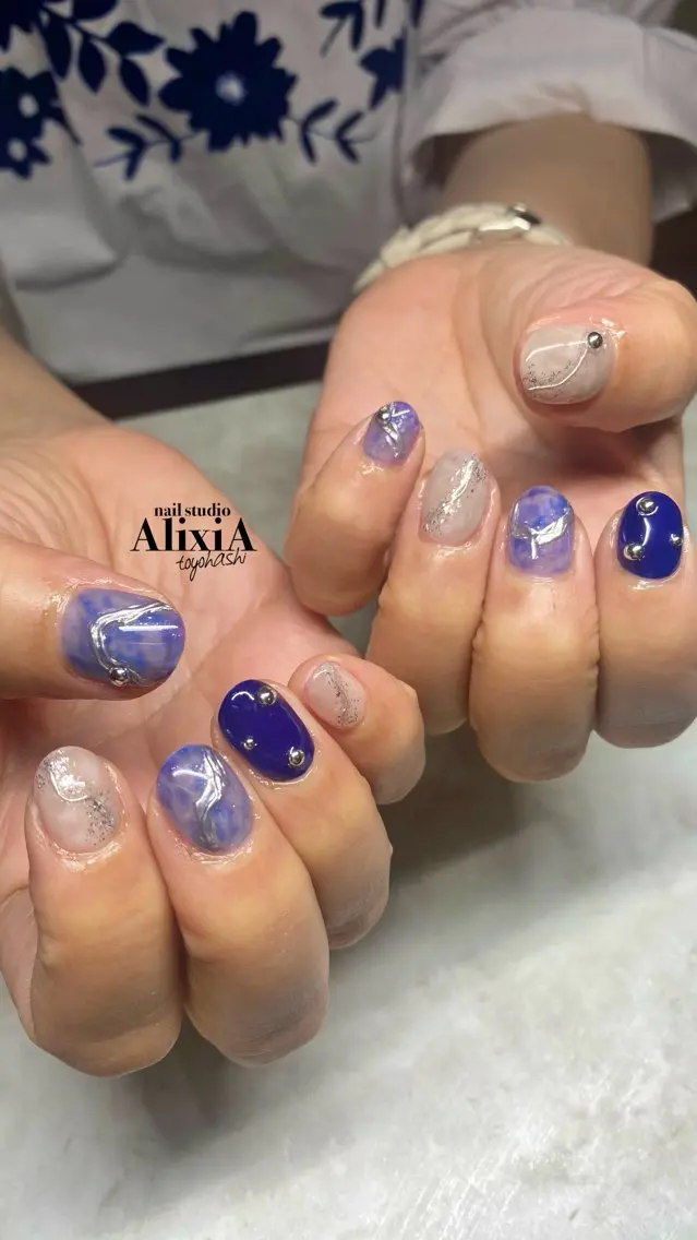 ネイル ハンドネイル AlixiA ゆみのネイルデザイン