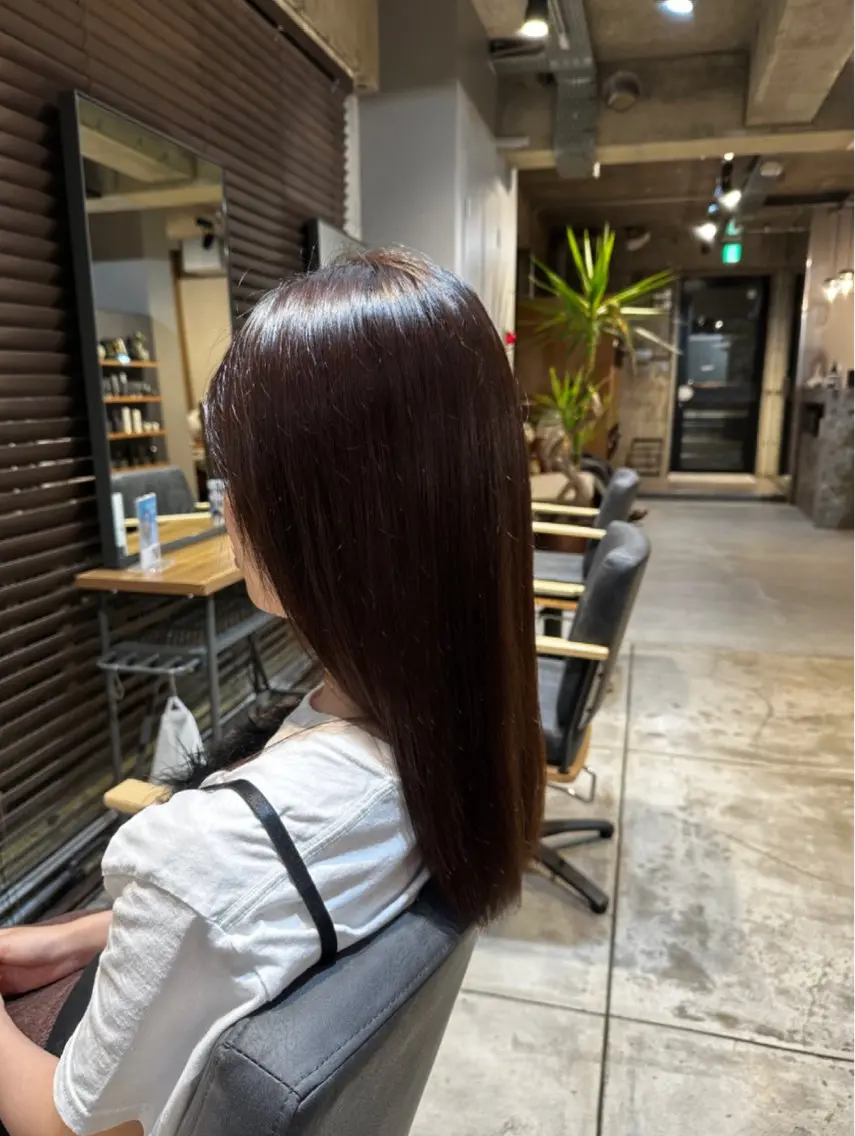 ミディアム カラー ヘアカラー 玉那覇 大暉のヘアスタイル