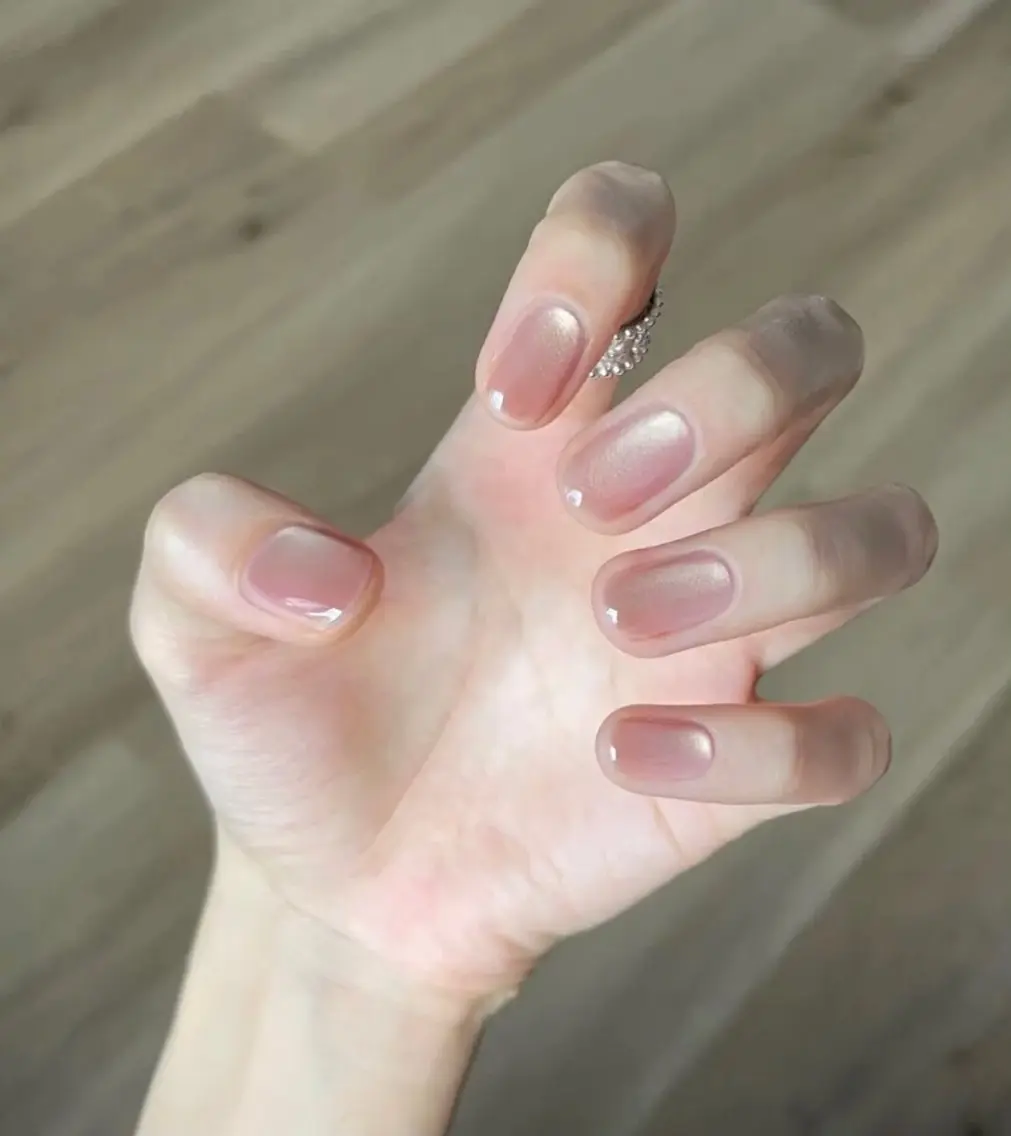 ネイル ハンドネイル YumiNail 長さだし&ハンドケアのネイルデザイン