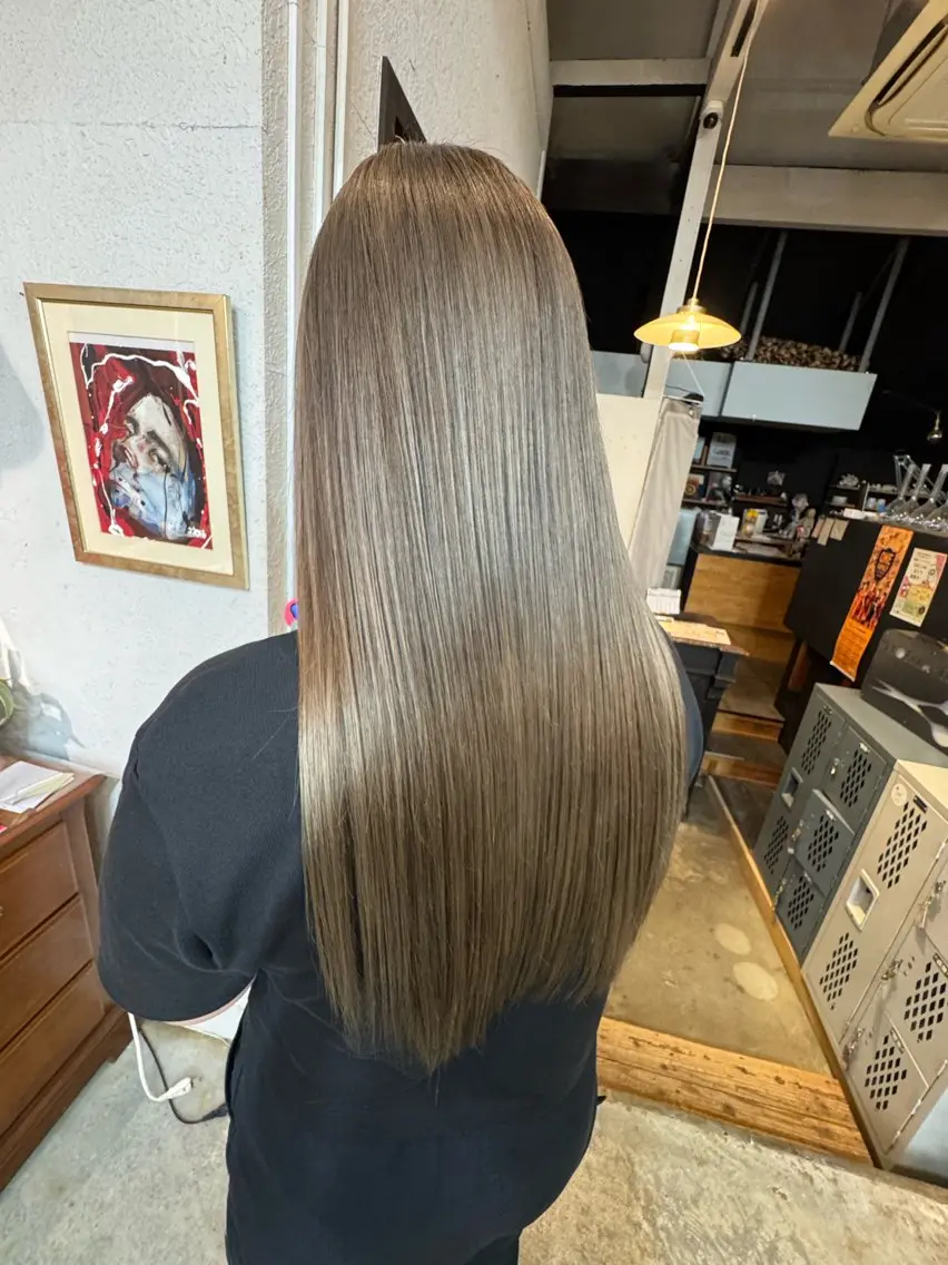 🌈全体カラー＋ハリコシトリートメント🌈シャンプーブロー込みの写真