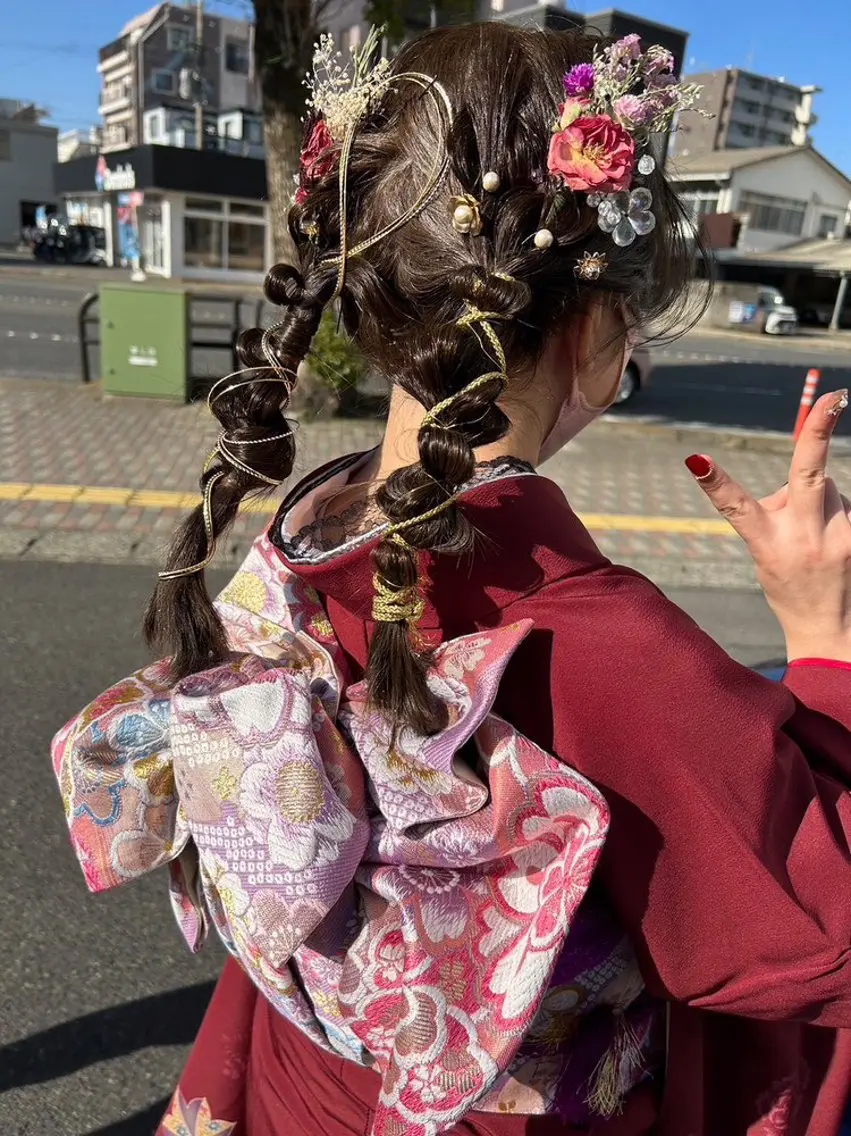𓊆 🩰ヘアセット🩰𓊇の写真