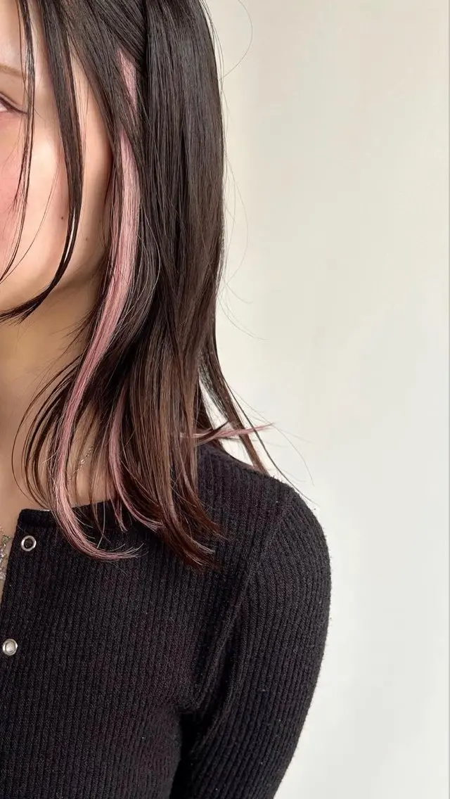セミロング カラー ナチュラルカラー 児玉優香のヘアスタイル