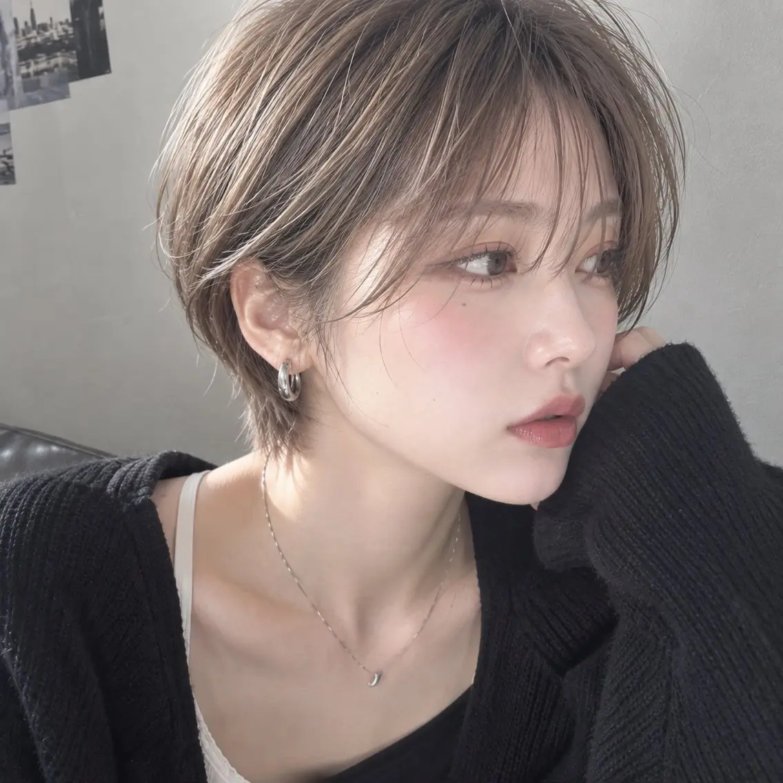 ショート レイヤーカット ショートヘア theB🎀 🫧chinamiのヘアスタイル