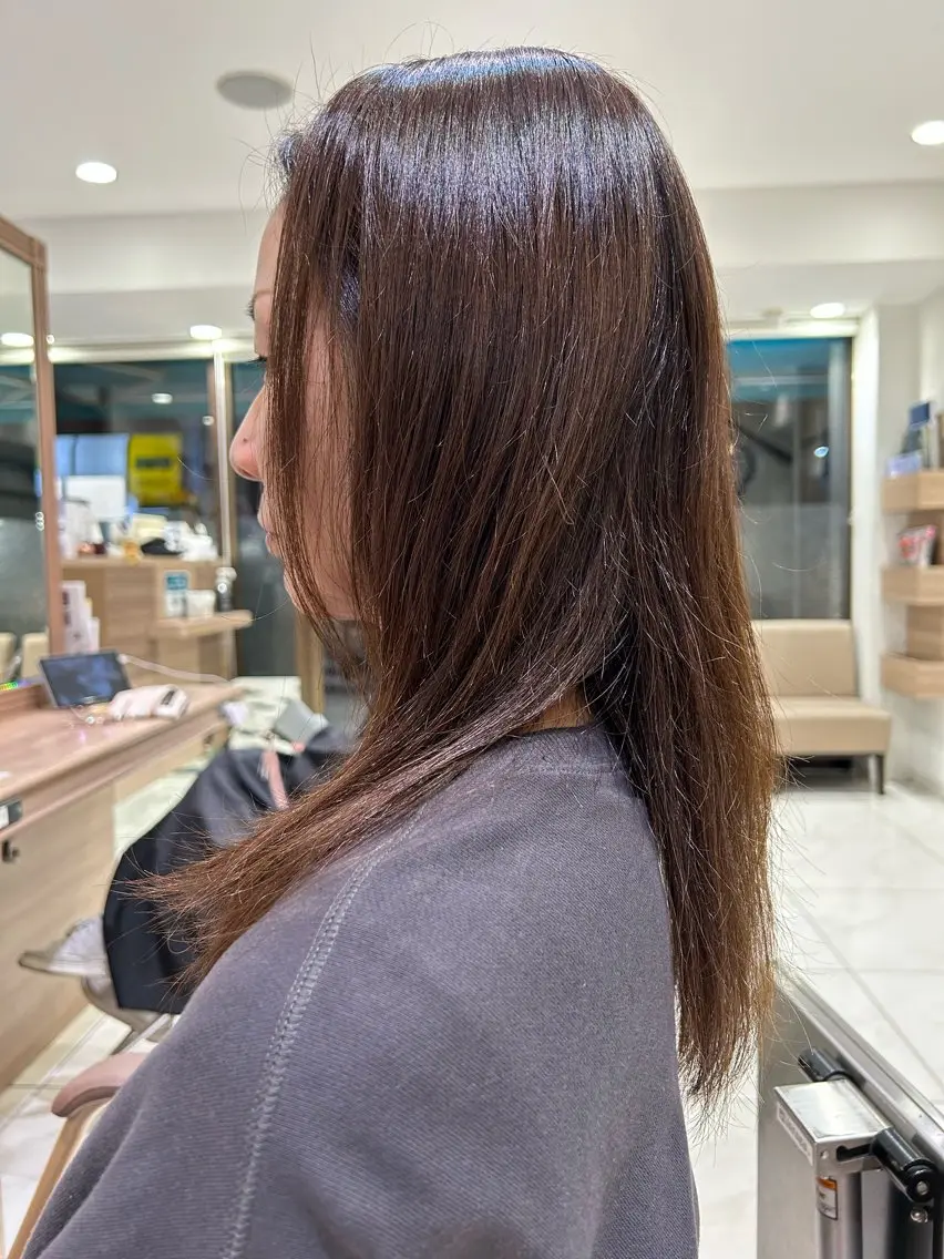 セミロング 小平 悠人のヘアスタイル