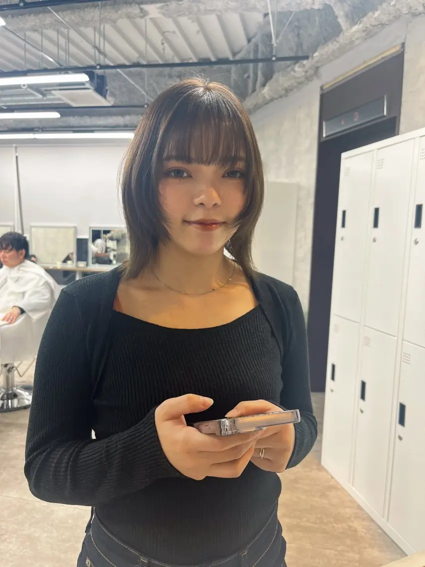 ショート カット ヘアカラー トリートメント ハイトーン/レイヤー 💜Akaneのヘアスタイル