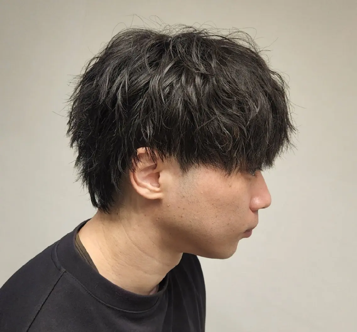 ショート パーマ メンズ 【イケメン風パーマ】 SHOFYのヘアスタイル