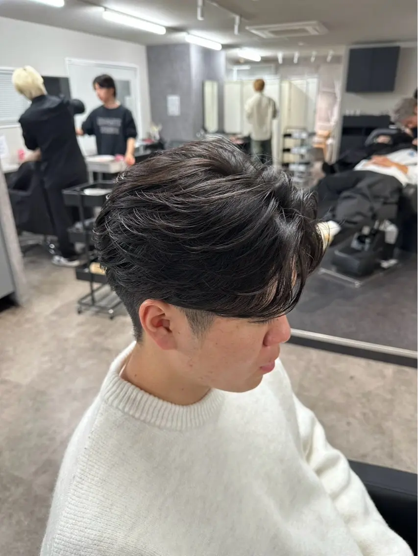 メンズ 立川【縮毛矯正】 璃音のヘアスタイル