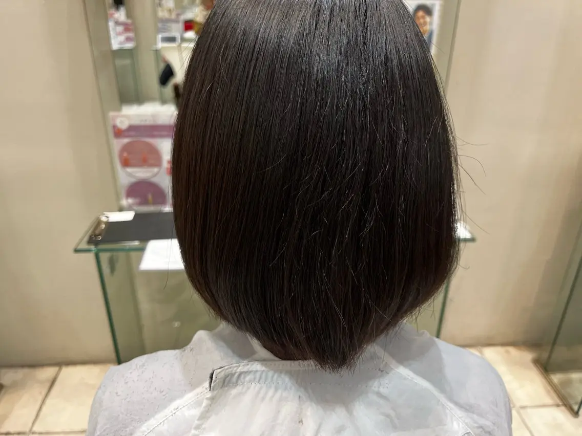 ワンレングスボブカット✂️の写真