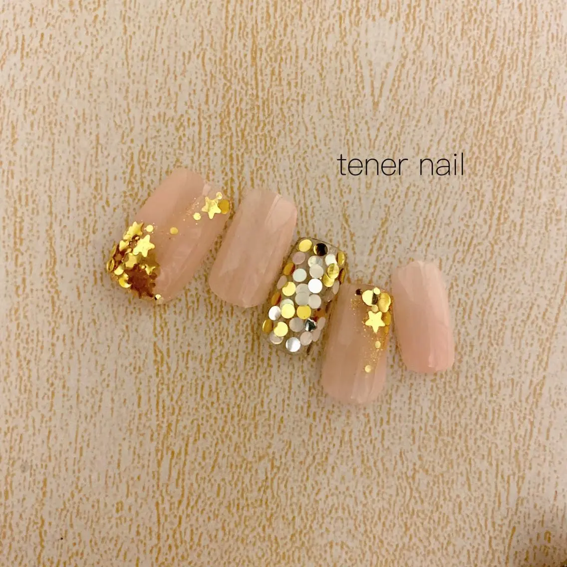 ネイル アートネイル ホログラムネイル キラキラネイル ワンカラーネイル テネルネイル tener nailのネイルデザイン