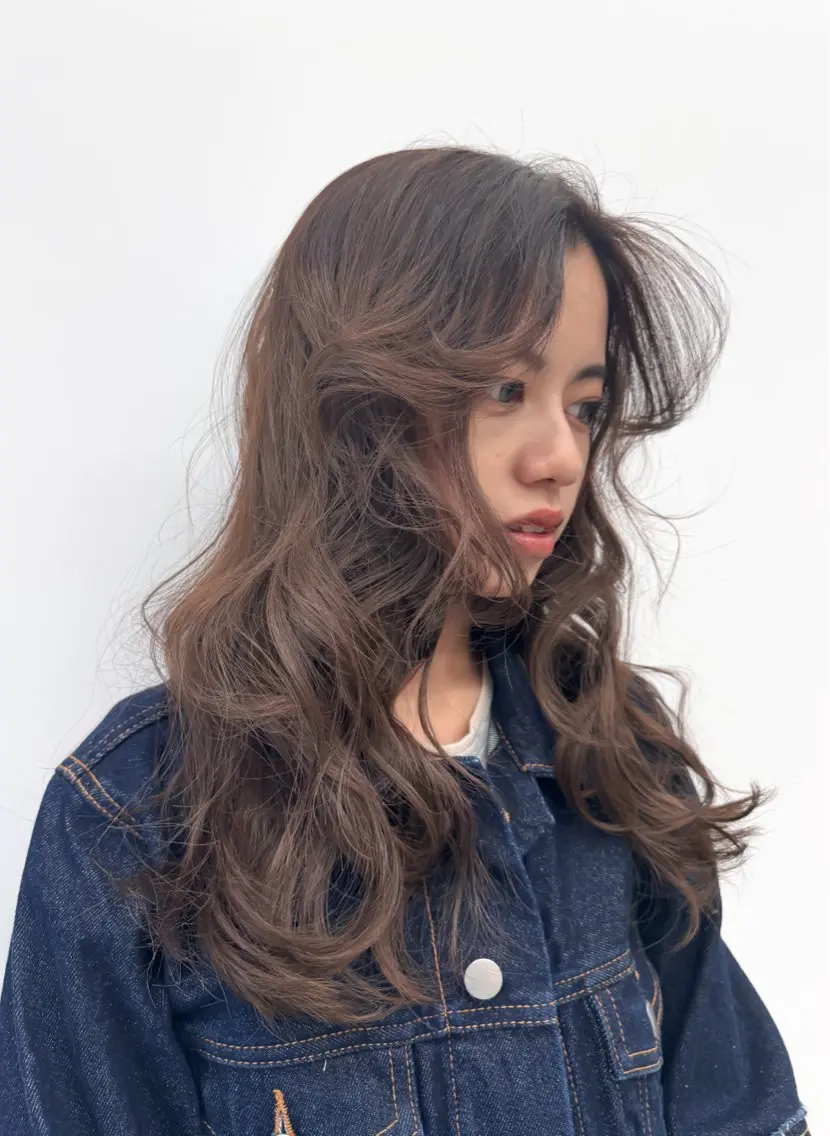 ロング パーマ カット パーマ saki|パーマ ボブパーマ.メンズのヘアスタイル