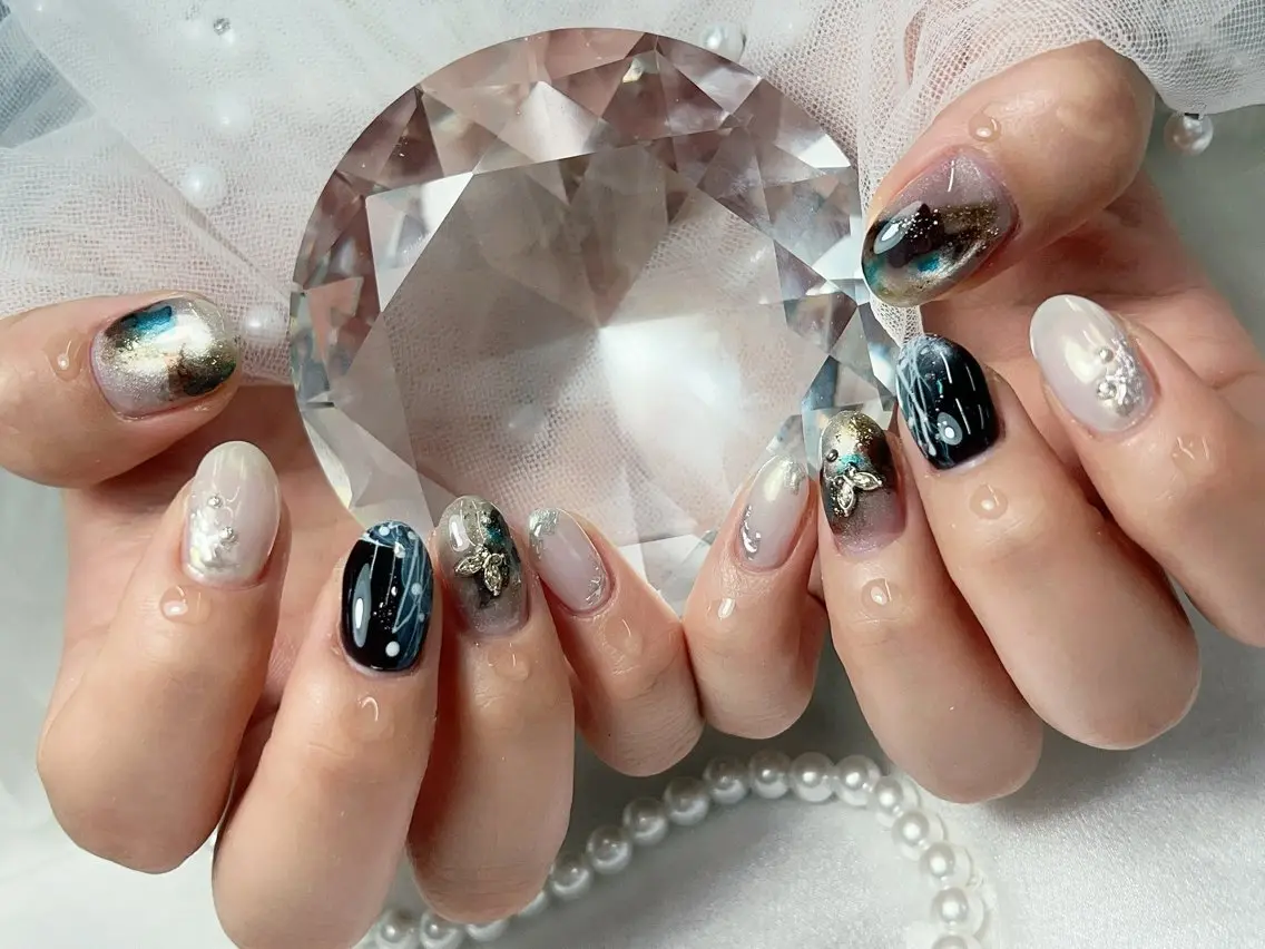 ネイル ニュアンスネイル ハンドネイル bijou nailsのネイルデザイン